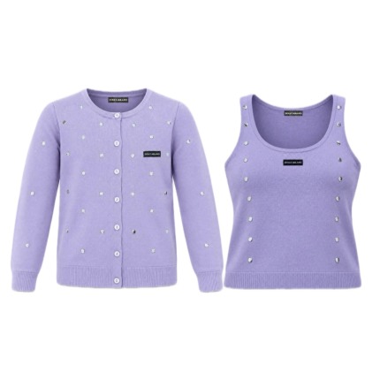 Bubbly Cardigan Set